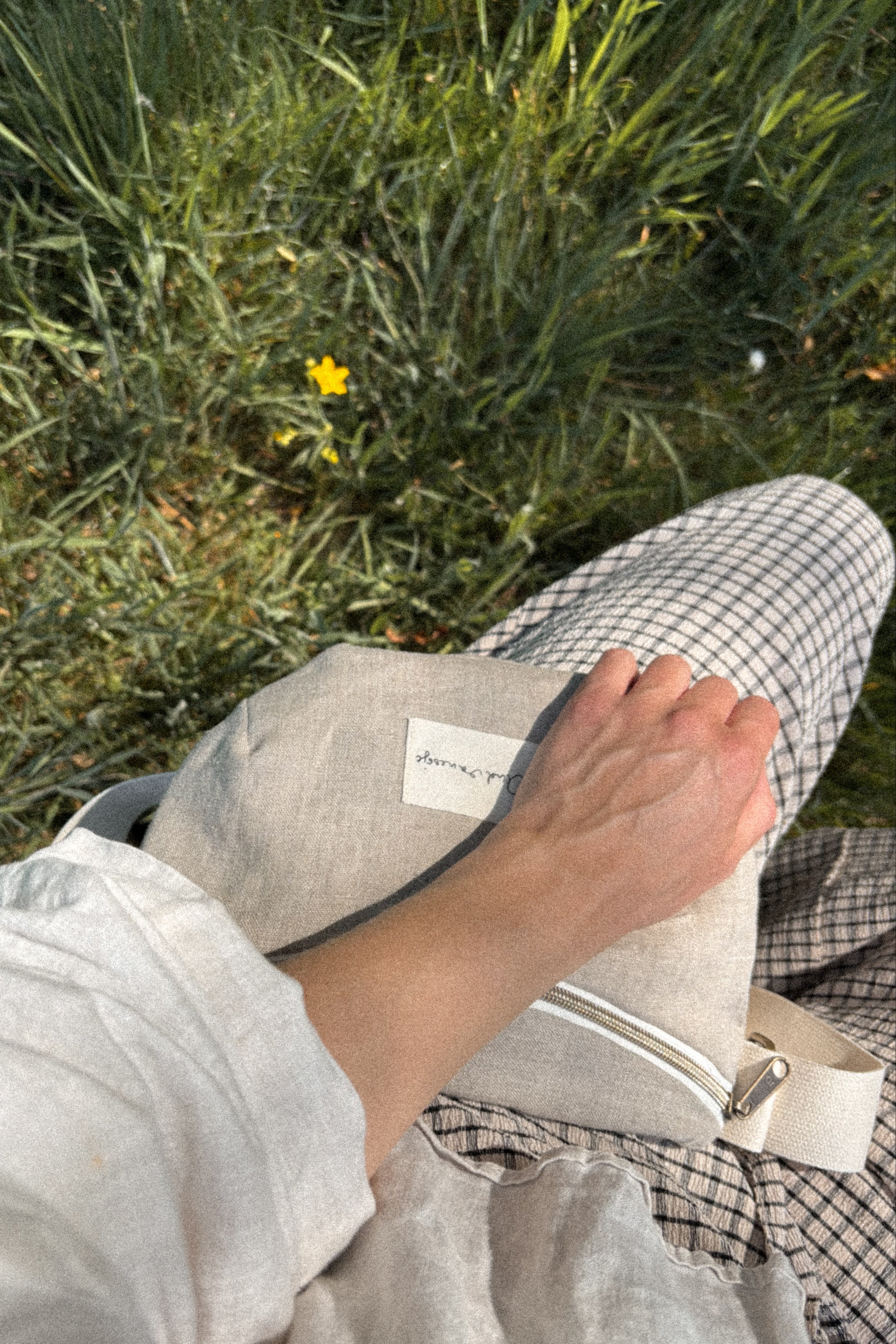 Hipbag elise | Linenbag all greige