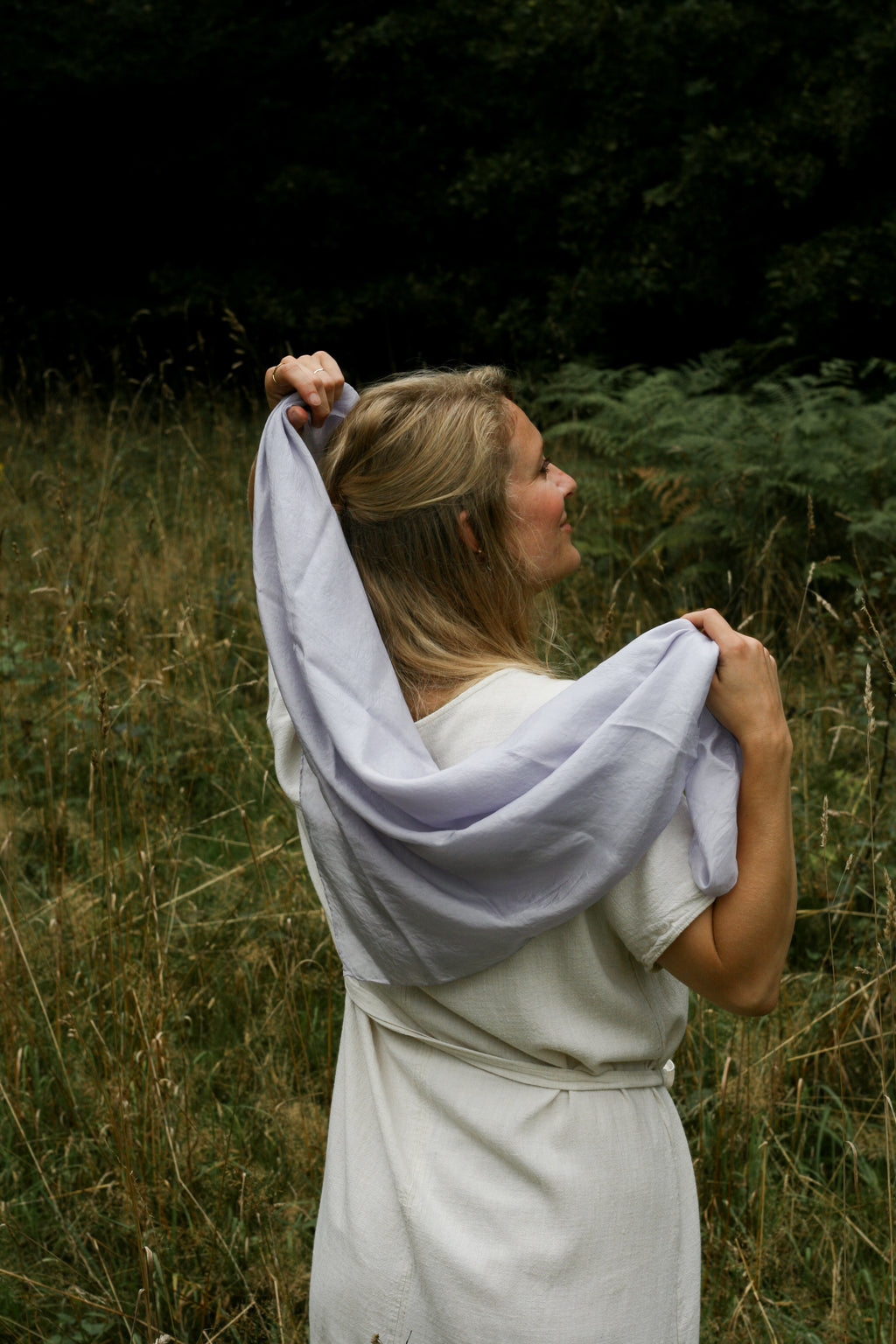 Silk Bandana // elderberry