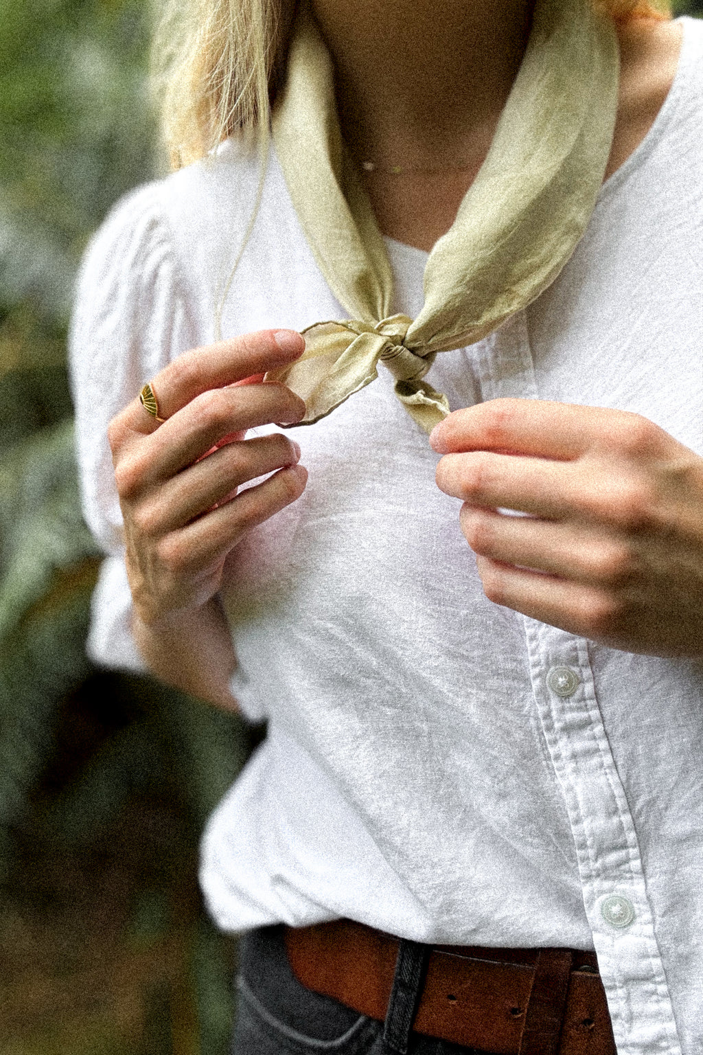 Silk Bandana // fern