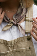 Silk Bandana // bundle dyed elder