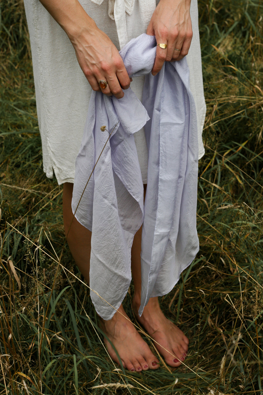 Silk Bandana // elderberry