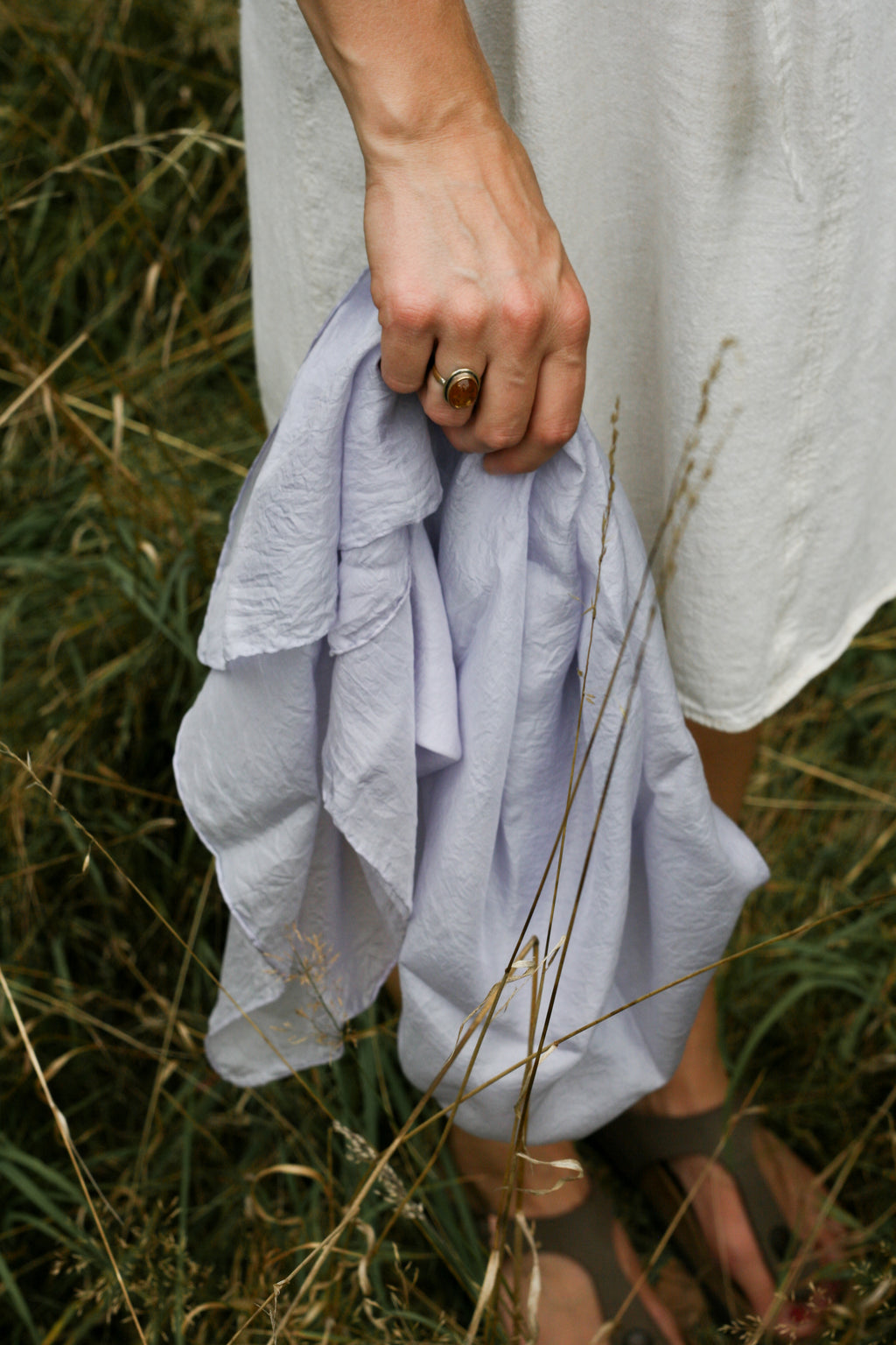 Silk Bandana // elderberry